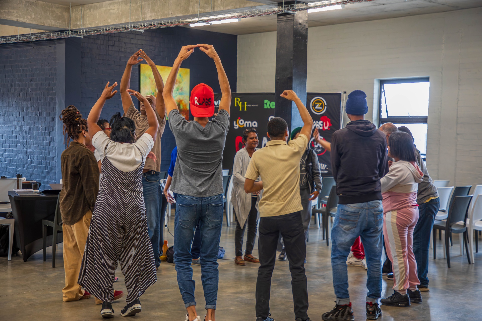 Unemployed youth in a FRED programme